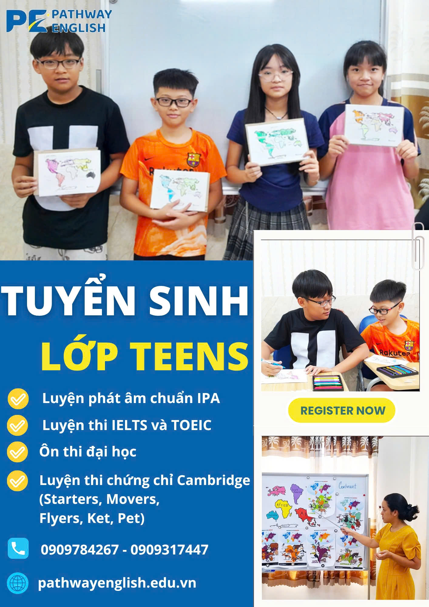 Lên đồ, lên trình Tiếng Anh - Teens Pathway mở của rồi nè!